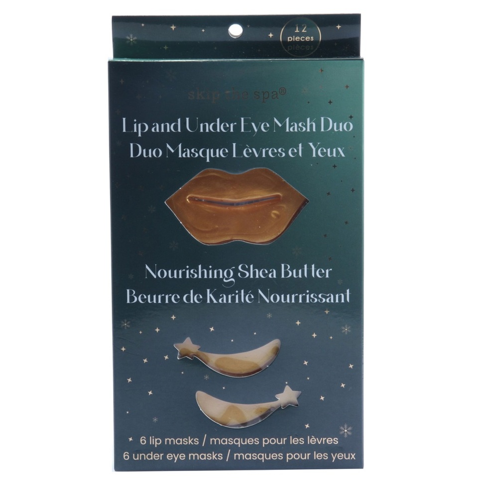 Skip the Spa Lip and Under Eye Mask Duo